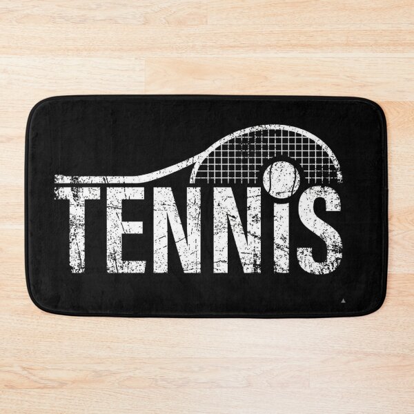 Item preview, Tennis Racket Typography White Distressed Vintage Sports Logo designed and sold by Holy-Verse.