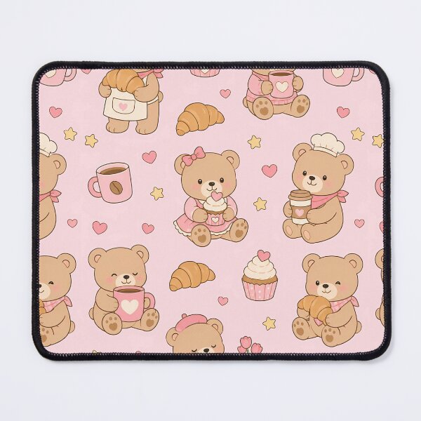Item preview, Teddy Bear Bakery Morning Pattern designed and sold by Soft Berry Studio.