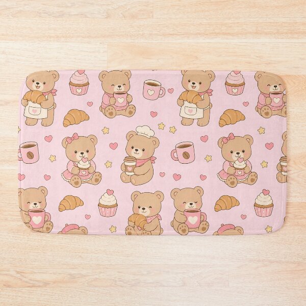 Item preview, Teddy Bear Bakery Morning Pattern designed and sold by Soft Berry Studio.