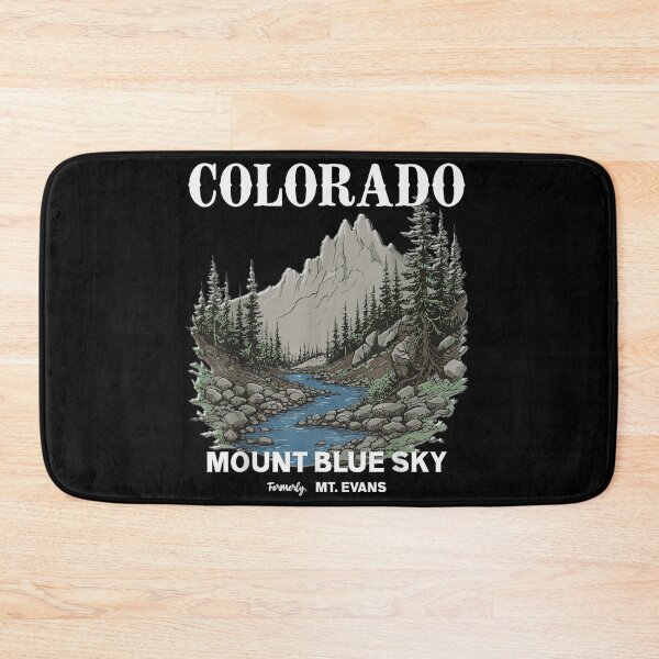 Item preview, Colorado Mount Blue Sky Formerly Mt Evans Vintage Nature River Landscape designed and sold by DaphoLatara.