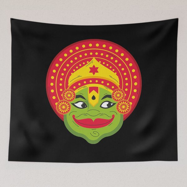 Item preview, Kerala City Vibes | God’s Own Country Travel Aesthetic | Vintage India Souvenir |kathakali ver 5 designed and sold by mndesignworx.