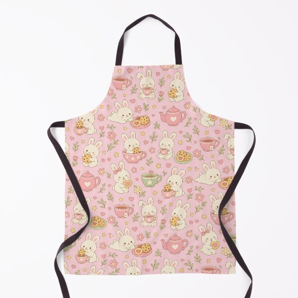 Item preview, Bunny Tea & Cookies Pattern designed and sold by Soft Berry Studio.