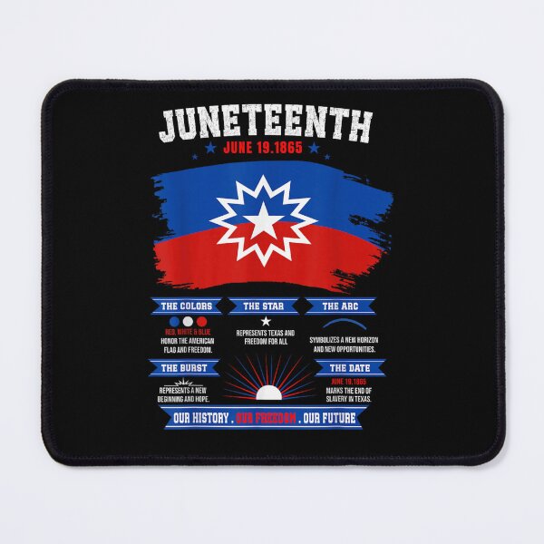Item preview, Juneteenth June 19 1865 History Freedom Future African American Heritage Flag designed and sold by DaphoLatara.