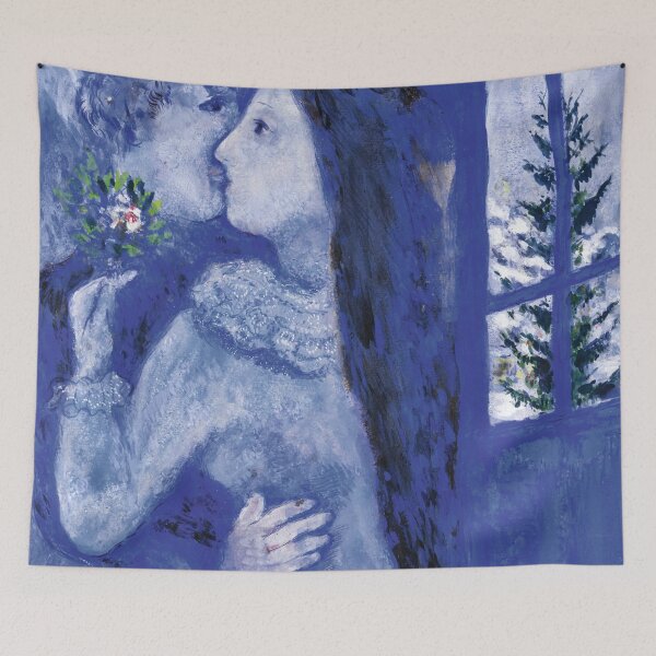 Aperçu de l'œuvre Le Baiser (Les Amoureux En Bleu) créée et vendue par barbarapabst99.