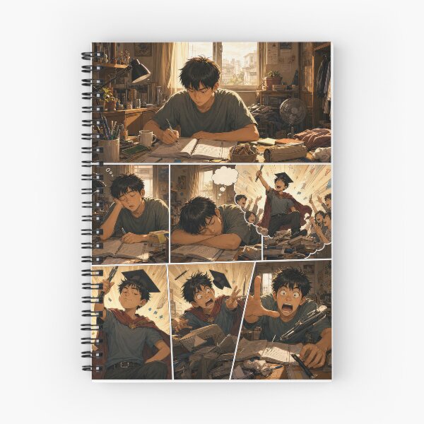 Item preview, Student Life Cozy Reading Room Comic Print designed and sold by Grafititee.