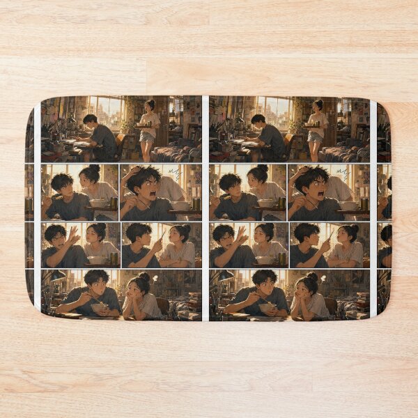 Item preview, Student Life Cozy Reading Room Comic Print designed and sold by Grafititee.