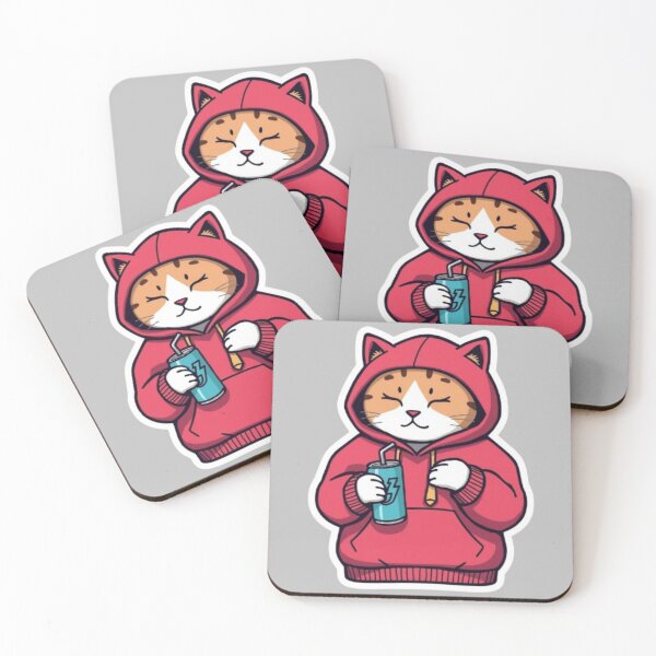 Item preview, No Sleep Just Gaming Cat Sticker designed and sold by Stylestickers55.