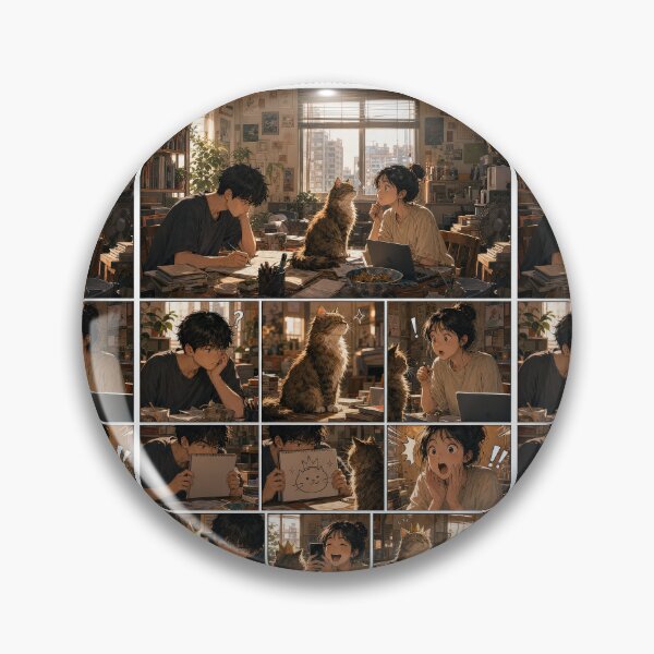 Item preview, Student Life Cozy Reading Room Comic Print designed and sold by Grafititee.