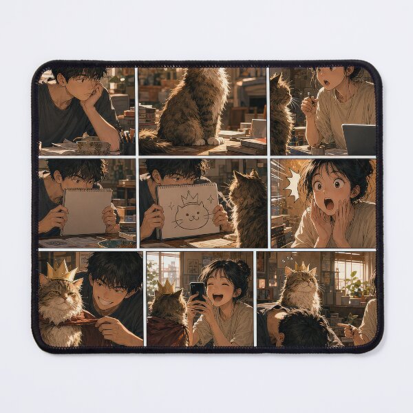 Item preview, Student Life Cozy Reading Room Comic Print designed and sold by Grafititee.