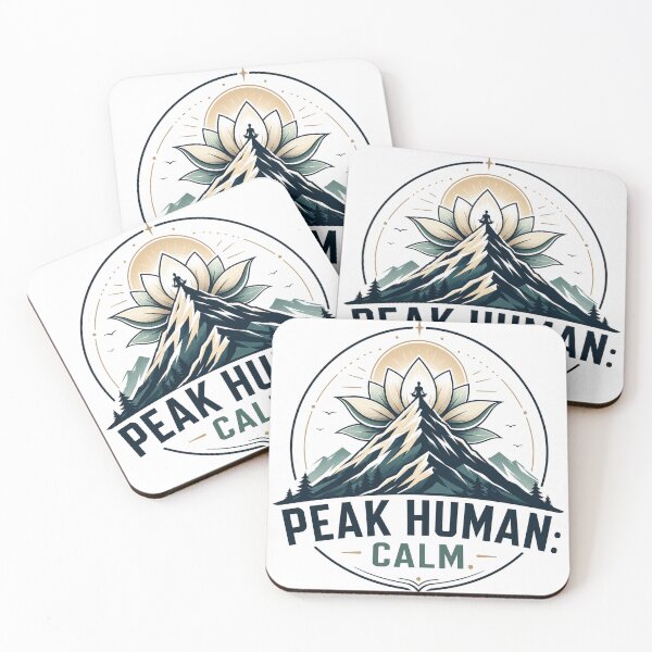 Item preview, Peak Human: Calm – Mountain Mindfulness Adventure Design designed and sold by warlistop.