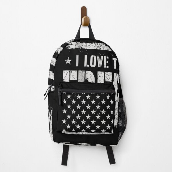 Item preview, I Love The Taste Of Freedom Distressed Grunge Monochrome American Flag designed and sold by HarinDonreka.