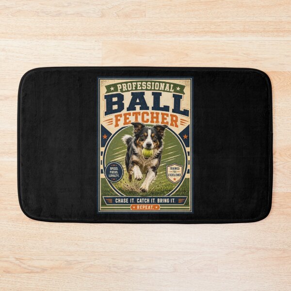 Item preview, Professional Ball Fetcher Dog Poster  designed and sold by Sketchlegacy.