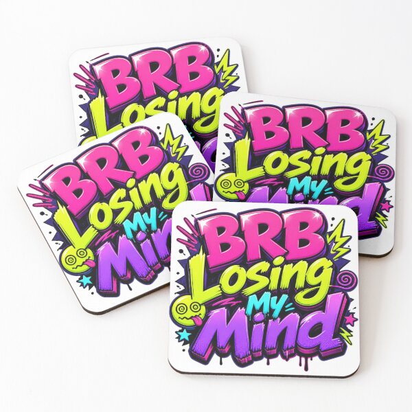 Item preview, BRB Losing My Mind – Graffiti Style Funny Typography Design designed and sold by Zebaiche.