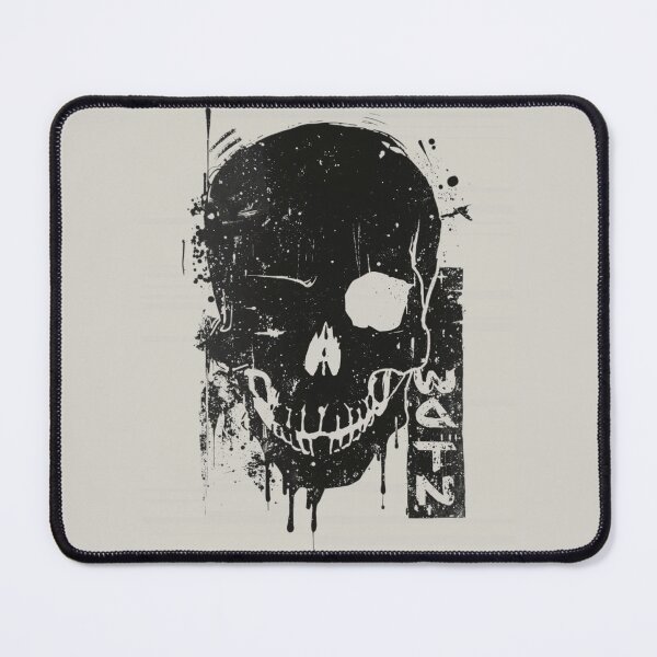 Item preview, Industrial Grunge Skull Stencil Distressed Street Art designed and sold by ERODED SELF.