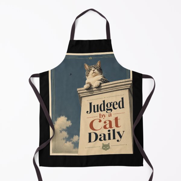 Item preview, Judged by a Cat Daily Poster designed and sold by Sketchlegacy.