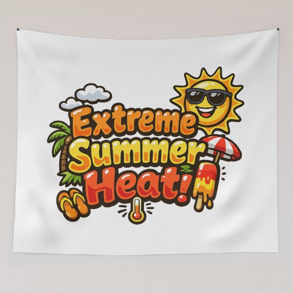 Item preview, Extreme Summer Heat – Fun Summer Sun Heat Design designed and sold by Gletschie.