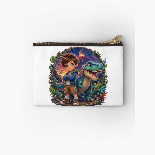 Item preview, Cute Boy and Dinosaur Adventure Fantasy designed and sold by Mysthor-Designs.