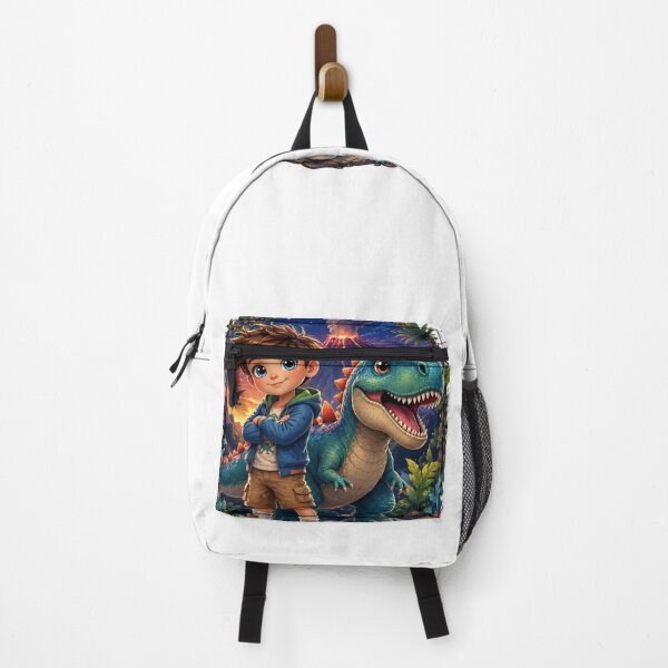 Item preview, Cute Boy and Dinosaur Adventure Fantasy designed and sold by Mysthor-Designs.