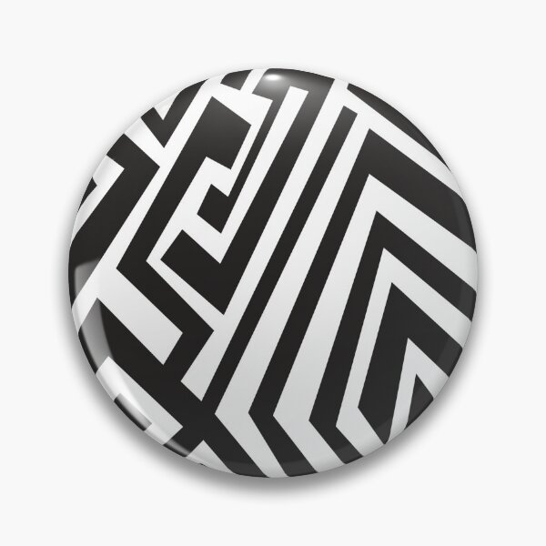Item preview, Modern Black White Maze Pattern designed and sold by THE RILONA.