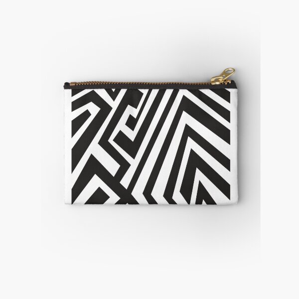 Item preview, Modern Black White Maze Pattern designed and sold by THE RILONA.