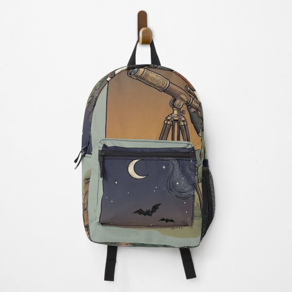 Item preview, Whimsical Badger Astronomer - Cute Stargazing & Camping Cottagecore Art designed and sold by vdfgseerf.