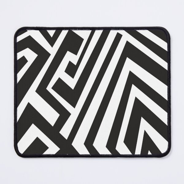 Item preview, Modern Black White Maze Pattern designed and sold by THE RILONA.