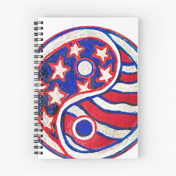 Item preview,  American Flag Yin Yang TaiChi Painting designed and sold by HsiaoYunePublishing.