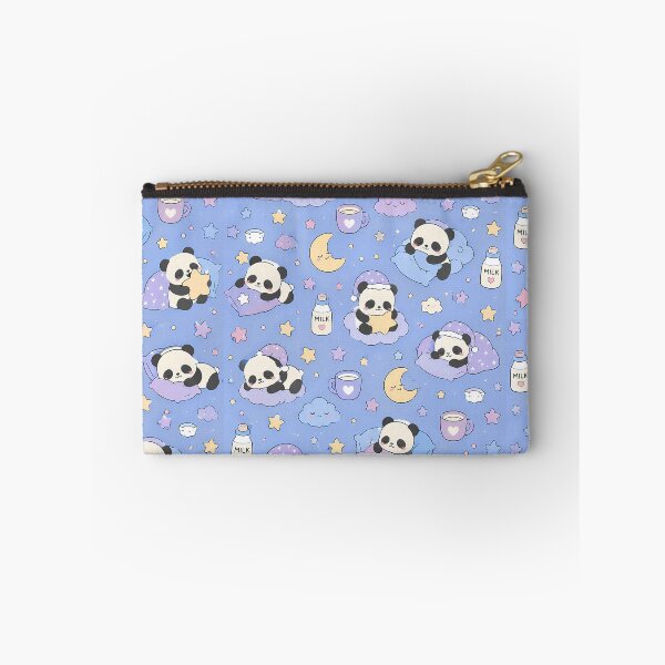 Item preview, Sleepy Panda Night Sky Kawaii Pattern designed and sold by Soft Berry Studio.