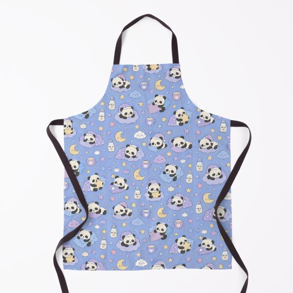 Item preview, Sleepy Panda Night Sky Kawaii Pattern designed and sold by Soft Berry Studio.