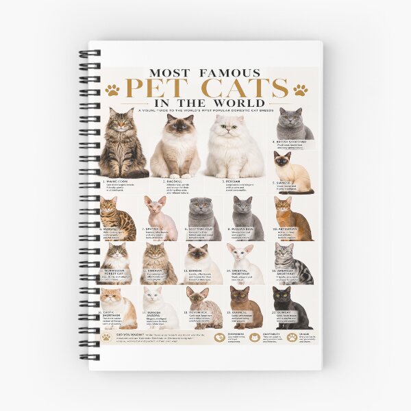 Item preview, Most Famous Pet Cats in the World  designed and sold by AzalaiBubbles.