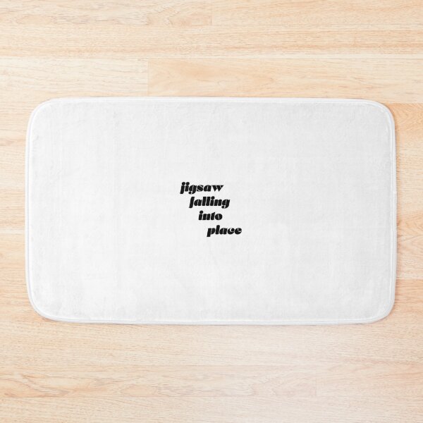 Item preview, Jigsaw Falling Into Place Typography designed and sold by shufflik.