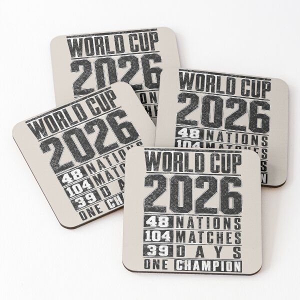 Item preview, World Cup 2026 Vintage Football Statistics T-Shirt designed and sold by ArthUpscale.