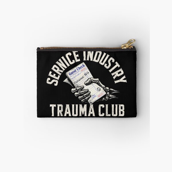 Item preview, Service Industry Trauma Club Skeleton Guest Check Retro Waiter Server Gift designed and sold by LittleNhutton.