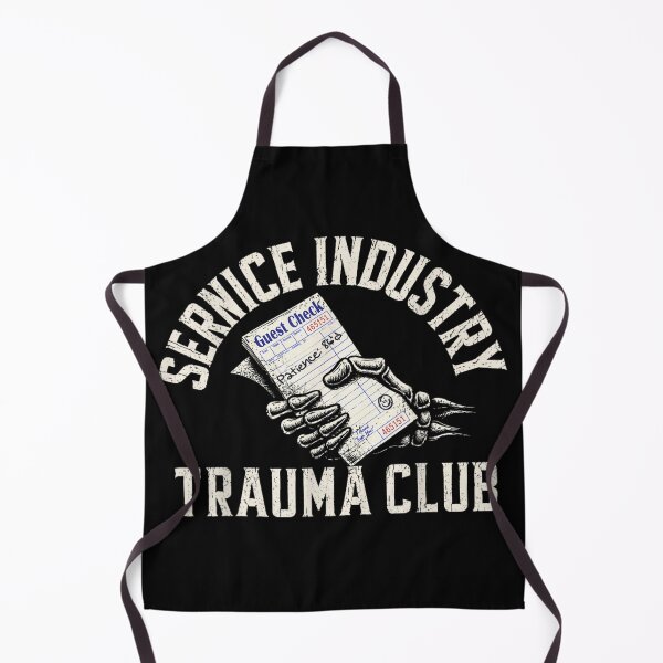 Item preview, Club de traumas de la industria de servicios Esqueleto Cheque de huésped Retro Camarero Mesero Regalo designed and sold by LittleNhutton.