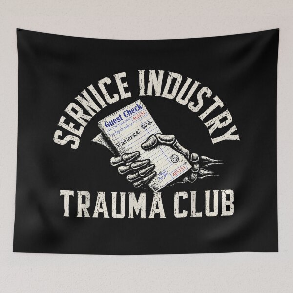 Artikelvorschau, Servicebranche Trauma Club Skelett Gästerechnung Retro Kellner Geschenk entworfen und verkauft von LittleNhutton.