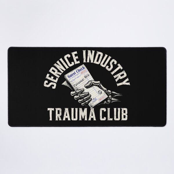 Item preview, Service Industry Trauma Club Skeleton Guest Check Retro Waiter Server Gift designed and sold by LittleNhutton.