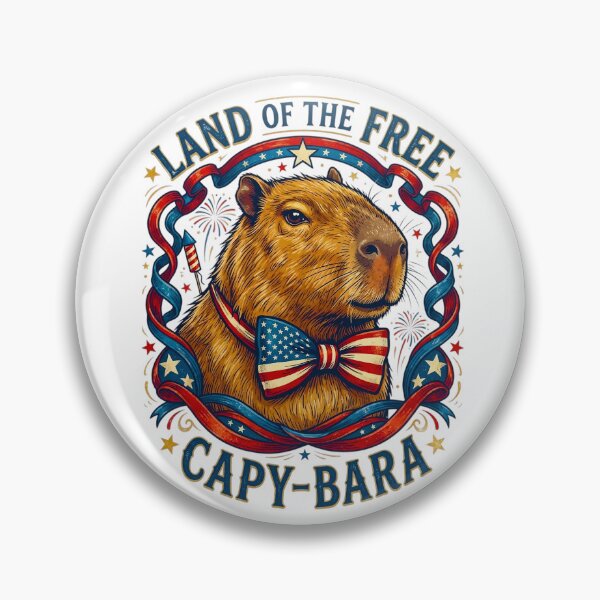 Item preview, Cute Patriotic Capybara designed and sold by EfiKrios.