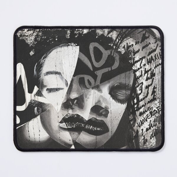 Item preview, And Found | Fragmented Portrait Collage Art designed and sold by CheHojas.