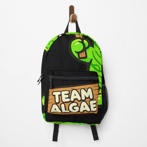 Item preview, Cute Team Algae Mascot Holding Wooden Sign Kawaii Green Blob Character designed and sold by LittleNhutton.