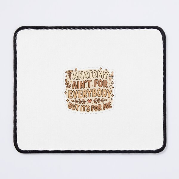 Item preview, Anatomy Ain't For Everybody Medical School Humorous Sticker – Medical Student and Doctor Decal designed and sold by SweetieMedArt.