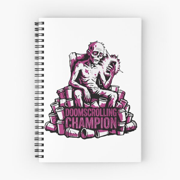 Item preview, Doomscrolling Champion Funny Zombie designed and sold by XYZ LAB by Jesuperman.