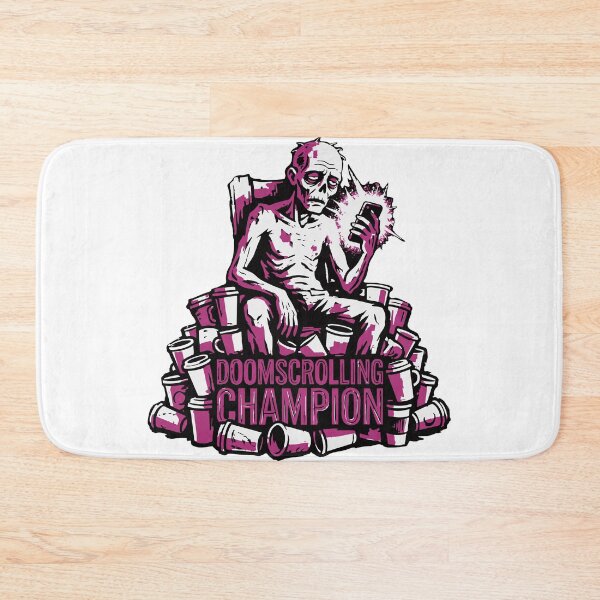 Item preview, Doomscrolling Champion Funny Zombie designed and sold by XYZ LAB by Jesuperman.