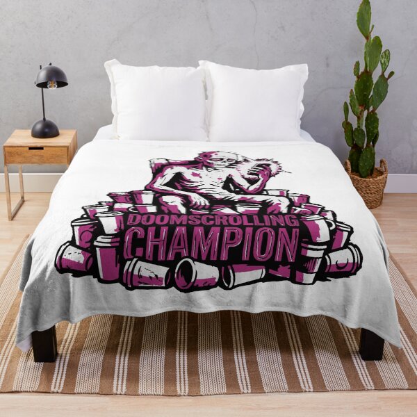 Item preview, Doomscrolling Champion Funny Zombie designed and sold by XYZ LAB by Jesuperman.