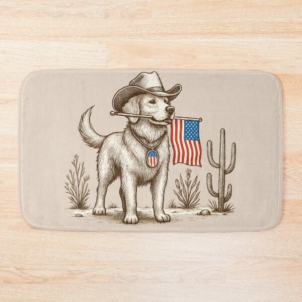 Item preview, Cowboy Dog in the Desert designed and sold by emilypigou.