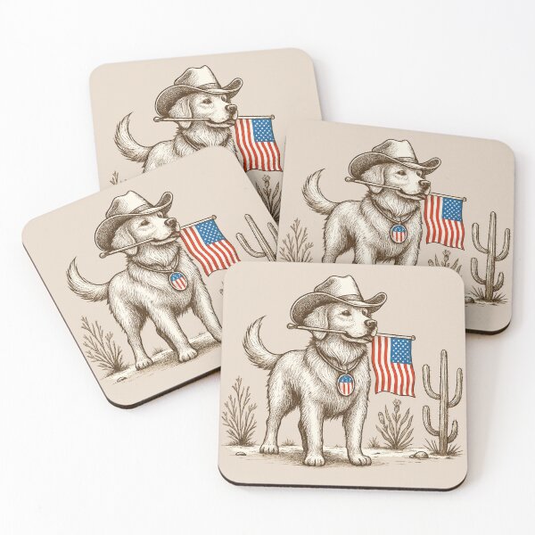 Item preview, Cowboy Dog in the Desert designed and sold by emilypigou.