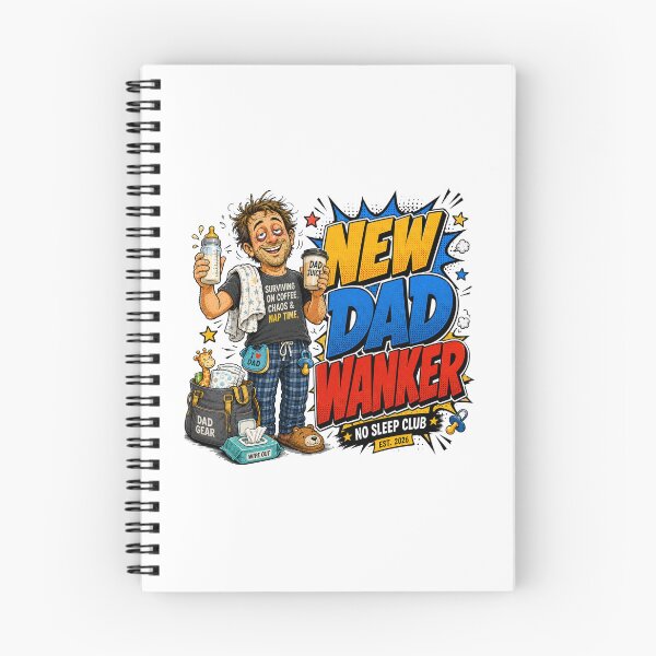 Item preview, New Dad Wanker No Sleep Club Funny Dad Gift designed and sold by UrbanKangaroo.