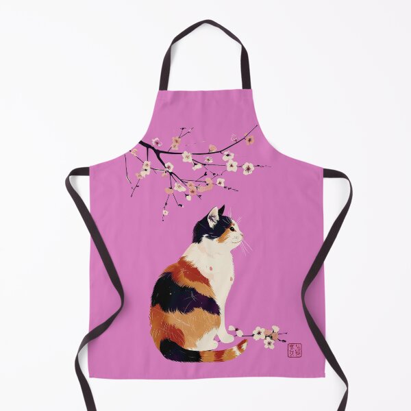 Item preview, Japanese Calico Cat and Cherry Blossom Art designed and sold by JapanekoGallery.