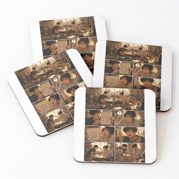 Item preview, Student Life Cozy Reading Room Comic Print designed and sold by Grafititee.