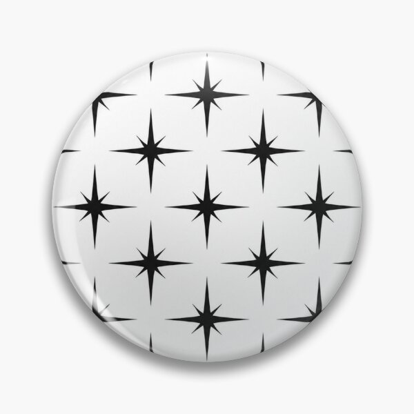 Item preview, Minimalist Black Starburst Pattern designed and sold by Owcomm.