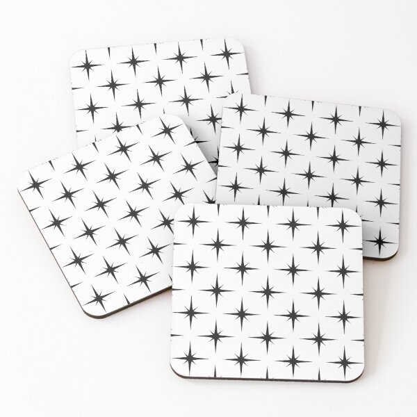 Item preview, Minimalist Black Starburst Pattern designed and sold by Owcomm.